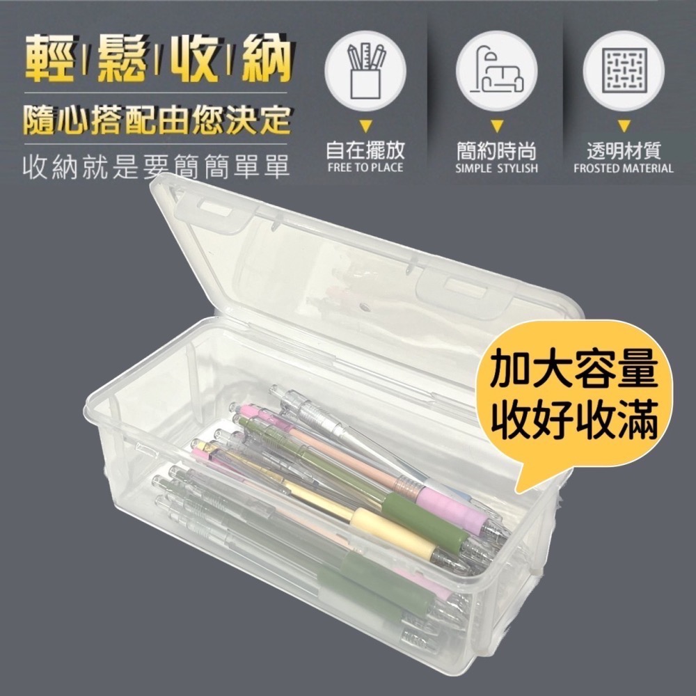 卡扣透明收納盒 塑膠盒子 塑膠盒 塑膠盒透明 收納盒 透明收納盒 透明盒 塑膠盒 方盒 長方盒 PP盒 盒子 EA384-細節圖2