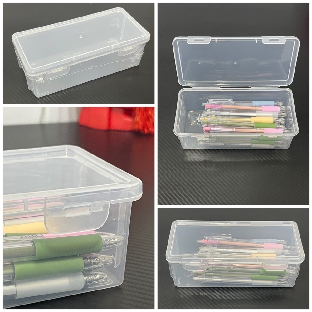 卡扣透明收納盒 塑膠盒子 塑膠盒 塑膠盒透明 收納盒 透明收納盒 透明盒 塑膠盒 方盒 長方盒 PP盒 盒子 EA384-細節圖7