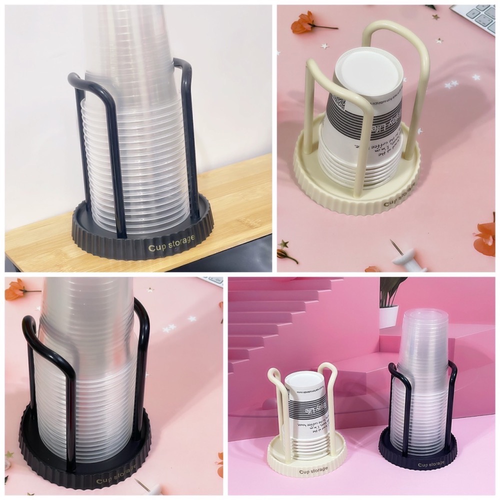 簡約風免洗杯架 杯架 置杯架 一次性杯子取杯器 一次性紙杯架 紙杯收納架 咖啡茶杯架 紙杯架 取杯架 取杯器 EA559-細節圖5