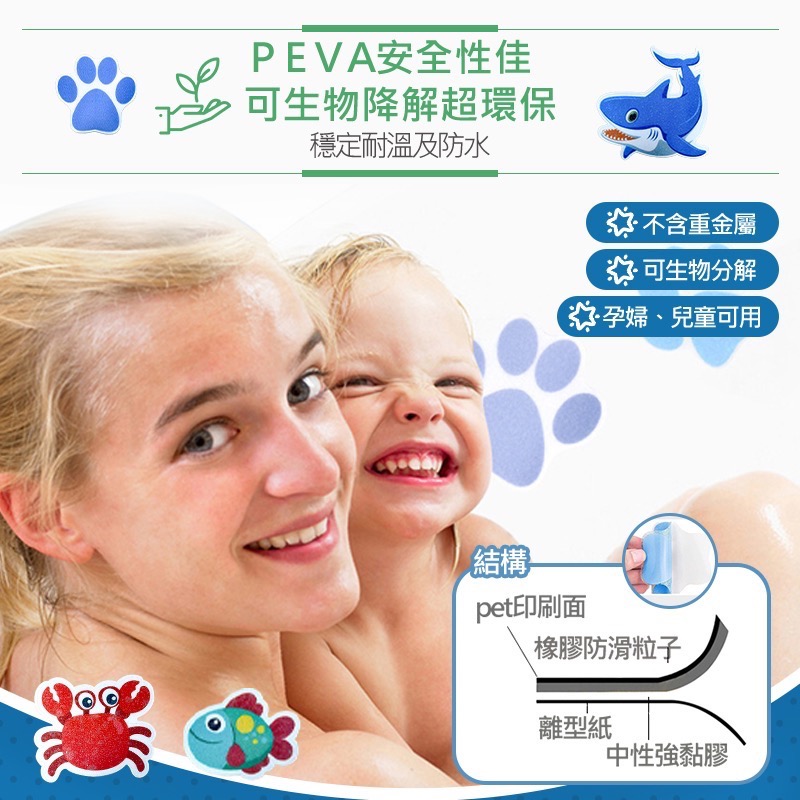 卡通浴缸防滑貼 止滑貼 防滑貼 浴室防滑貼 浴室止滑貼 防滑貼片 止滑貼片 廁所防滑貼 地板防滑貼 浴室 EA939-細節圖6