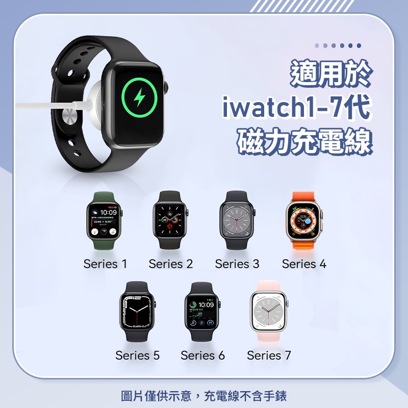 POLYWELL AppleWatch USB磁吸充電線  磁吸充電線 Watch充電器 Watch充電座 DA0049-細節圖7