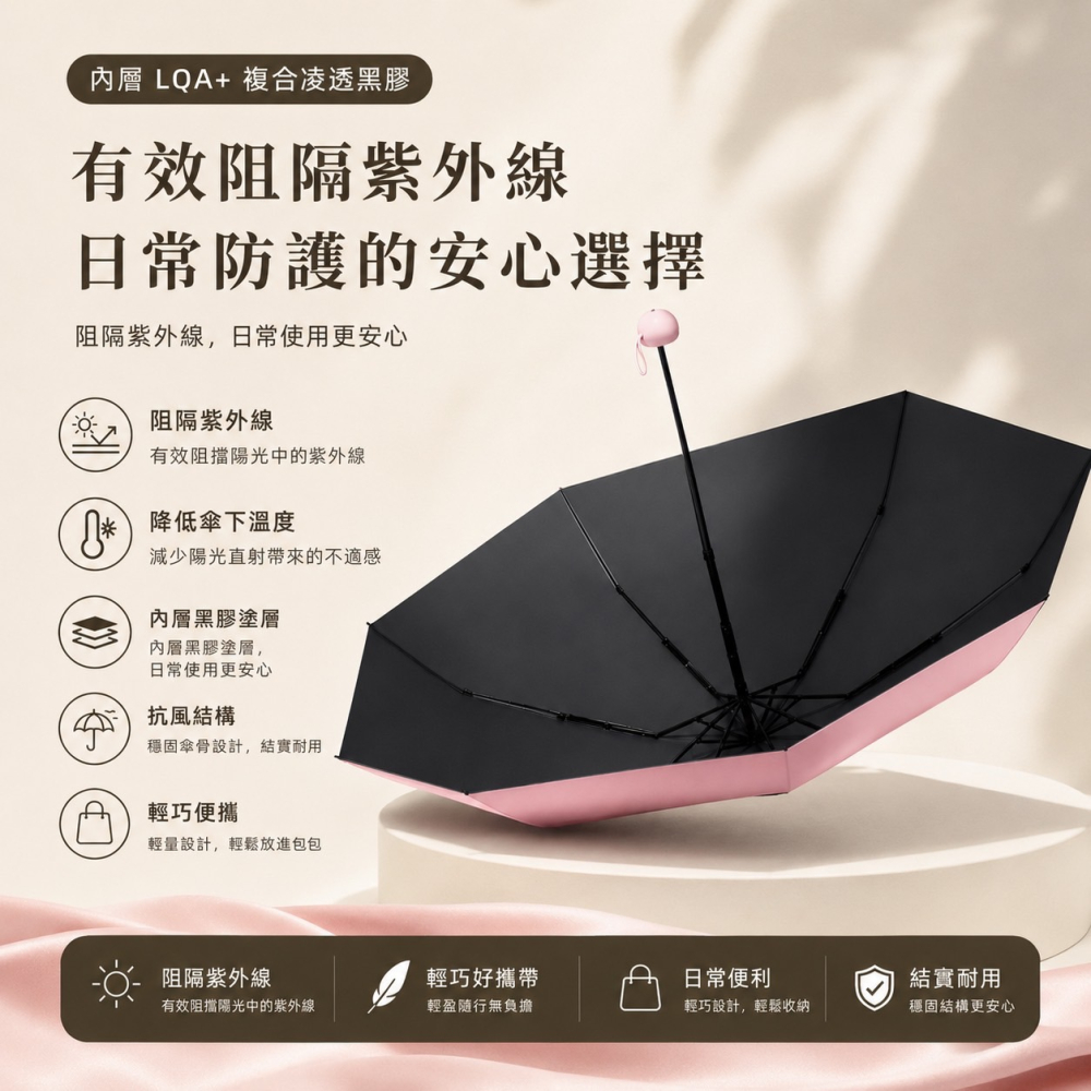 迷你膠囊 6骨折疊傘 迷你雨傘 傘 黑膠傘 折疊傘 晴雨傘 陽傘 雨傘 遮陽傘 自動摺疊傘 折疊雨傘 EA607-細節圖6
