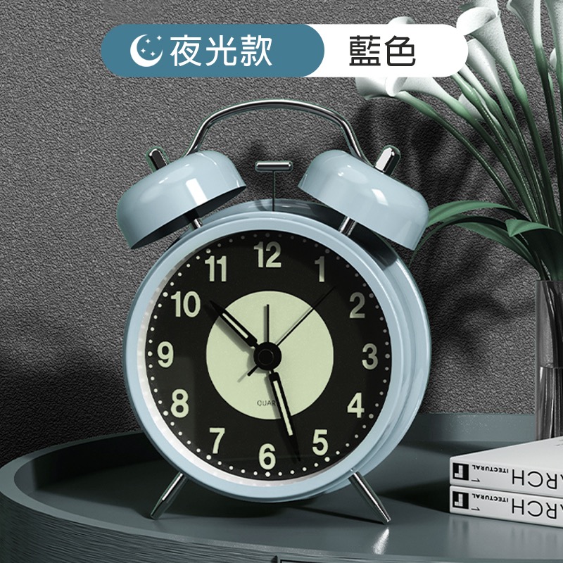 復古夜光小鬧鐘 夜光鬧鐘 靜音鬧鐘 復古鬧鐘 打鈴鬧鐘 超大聲鬧鐘 床頭鬧鐘 大聲鬧鐘 復古小鬧鐘 小鬧鐘 MA0039-規格圖8