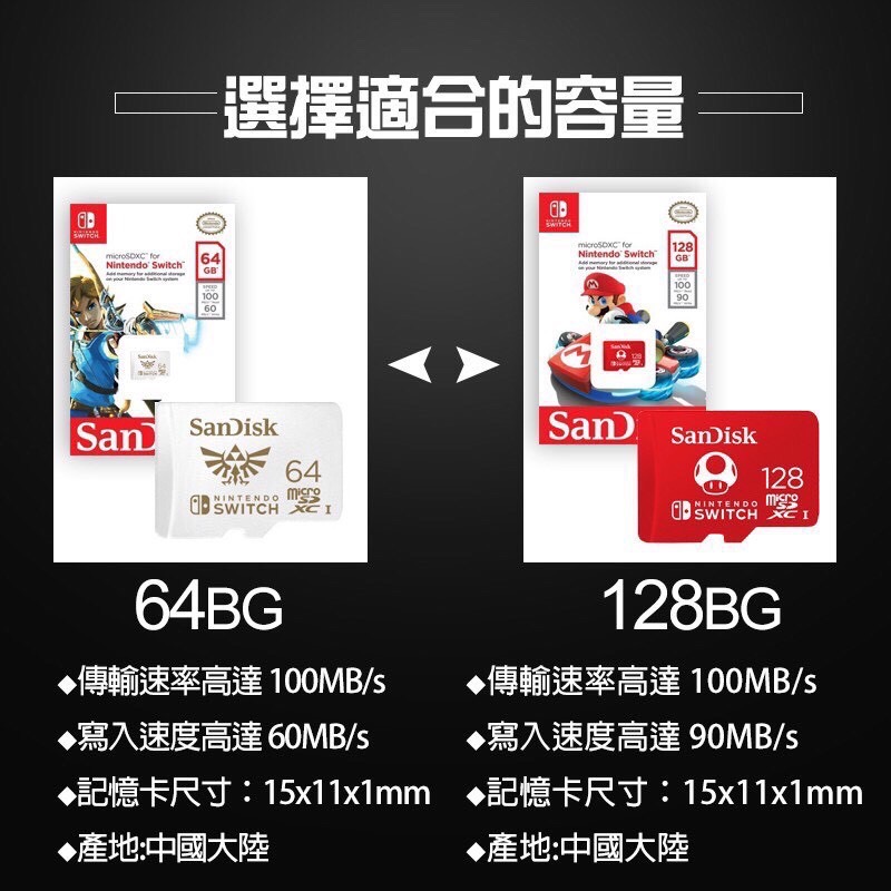 Switch專用記憶卡 Nintendo SanDisk 高速記憶卡 64G 128G 256G 增你強 EA328-細節圖8