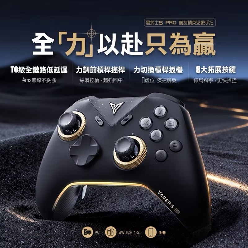 飛智 FLYDIGI 黑武士5 PRO 競技精英手把 遊戲手把 PC手把 電腦手把 switch 電競手把 EA1012-細節圖2