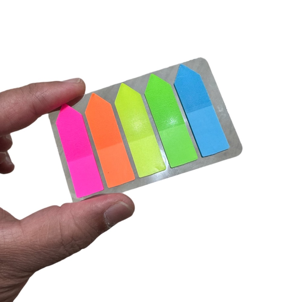 分類標籤貼 彩色便利貼 便簽貼紙 N次貼 留言貼 標籤貼紙 索引貼 便條 便籤 重點標籤 重點標住 考試專用 EA491-規格圖6