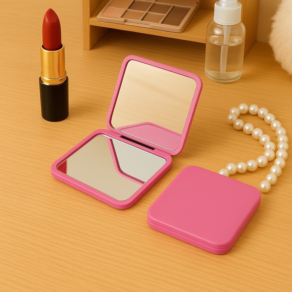 隨身折疊化妝鏡 雙面折疊化妝鏡 折疊鏡 折疊鏡子 折疊化妝鏡 隨身化妝鏡 補妝鏡 攜帶化妝鏡 隨身鏡 化妝 GA0323-規格圖8