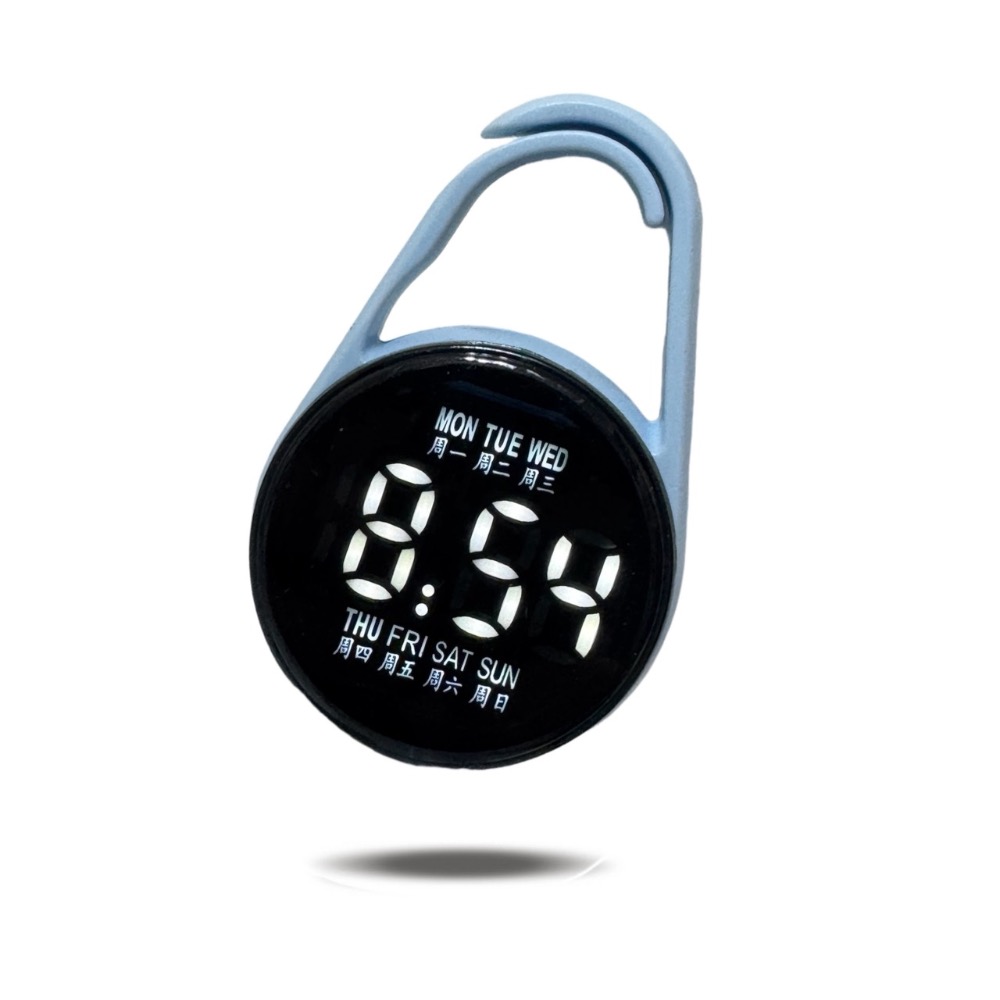 掛勾式迷你時鐘 考試手錶 電子錶 電子鐘 考試時鐘 靜音時鐘 LED時鐘 迷你時鐘 時鐘 電子時鐘 桌面時鐘 EA637-規格圖10