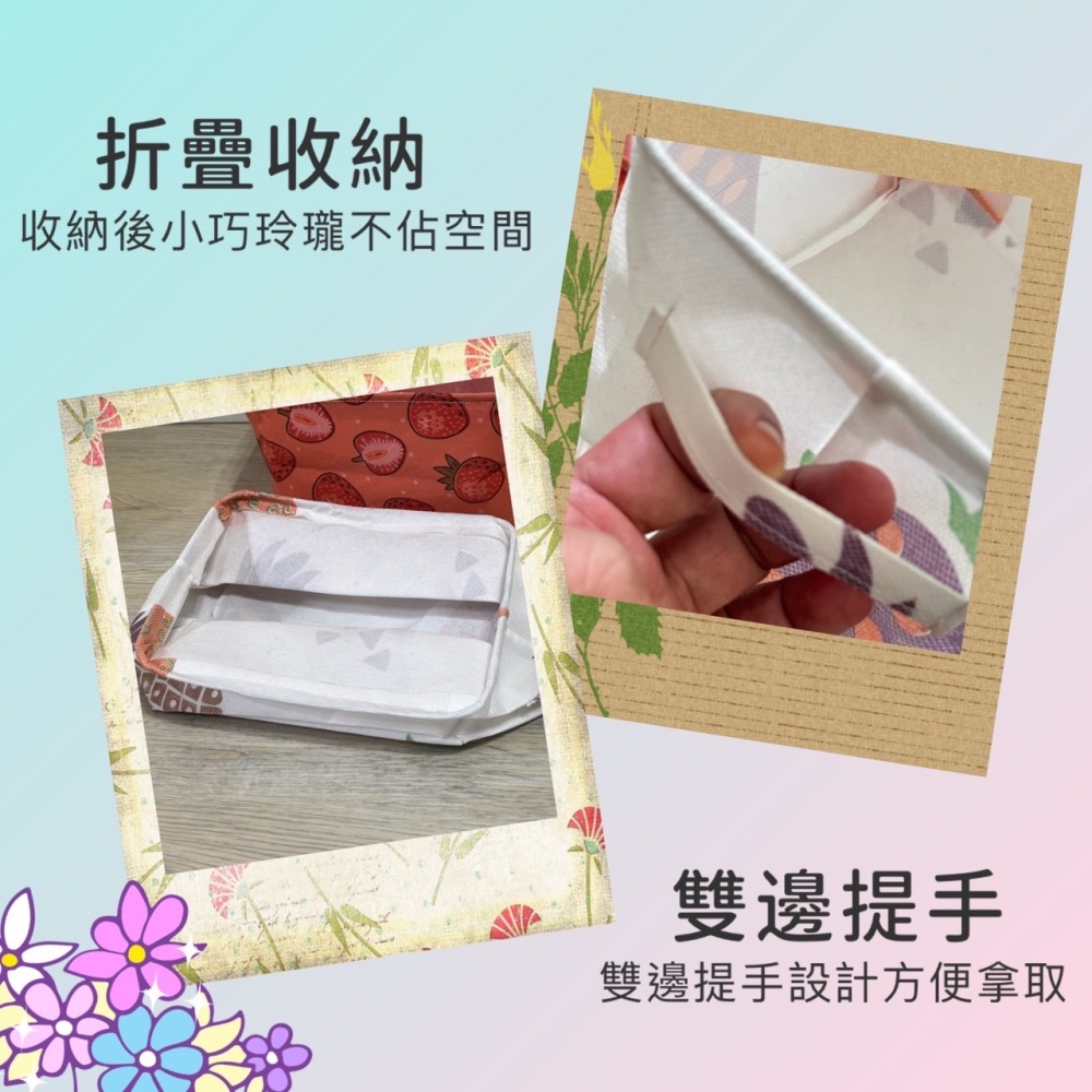 棉麻收納籃 手提籃 收納箱 棉麻帶 手提收納籃 北歐風棉麻手提收納籃 收納箱 收納籃 棉麻籃 布質收納籃 EA671-細節圖2