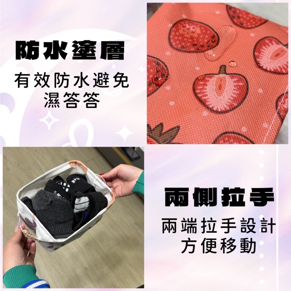 棉麻收納籃 手提籃 收納箱 棉麻帶 手提收納籃 北歐風棉麻手提收納籃 收納箱 收納籃 棉麻籃 布質收納籃 EA671-細節圖6