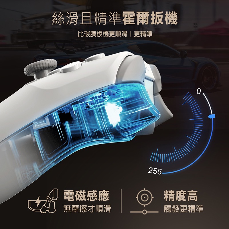 信星科技 飛智 DuneFox 沙漠狐 雙霍爾 遊戲手把 支援Switch 無線手把 任天堂 瑪利歐 搖桿 AA0048-細節圖6