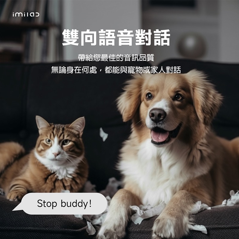 創米 C22 3K智能攝像機 支援Wi-Fi6 人形追蹤 雙向語音通話 防盜監控 寵物監視器 攝像頭 攝影 BA0001-細節圖4