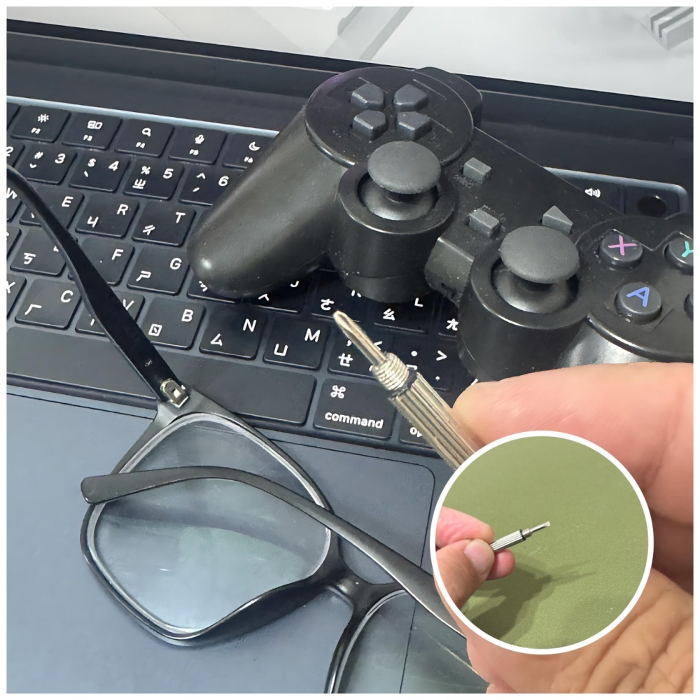 三合一鑰匙圈 十字 一字 鑰匙圈 螺絲起子 小螺絲起子 三用螺絲刀 眼鏡配件 工具 鑰匙扣 眼鏡螺絲起子 EA760-細節圖5