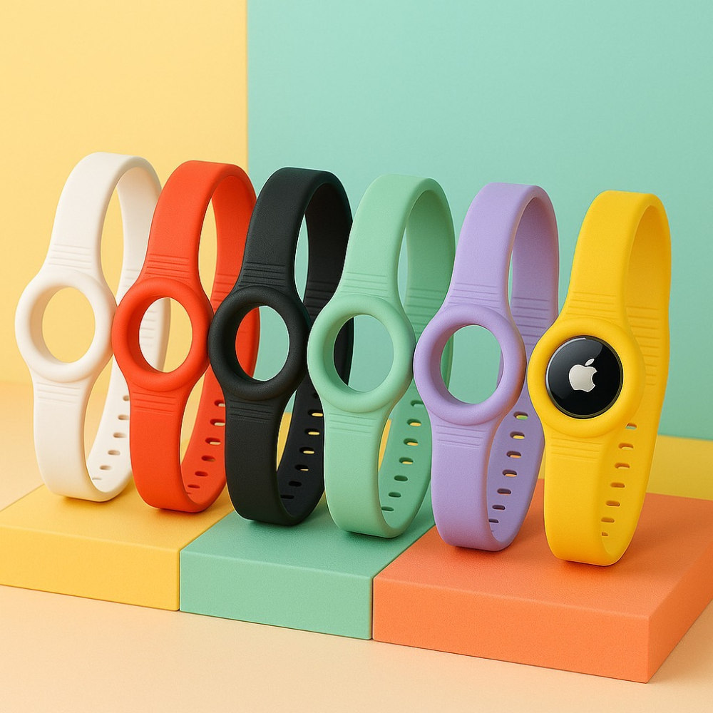 Airtag矽膠手環  Airtag矽膠錶帶 AirTag保護套 AirTag手防水手環 防丟保護套 錶帶 EA817-細節圖6