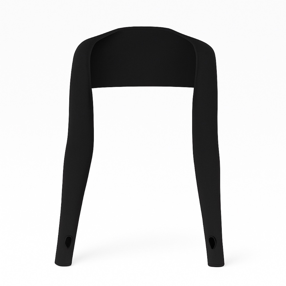 防曬披肩袖套 透氣披肩袖套 袖套 防曬披肩 冰涼披肩 運動披肩 冰絲巾 遮陽披肩 連肩袖套 防曬袖套 袖套 EA823-規格圖9