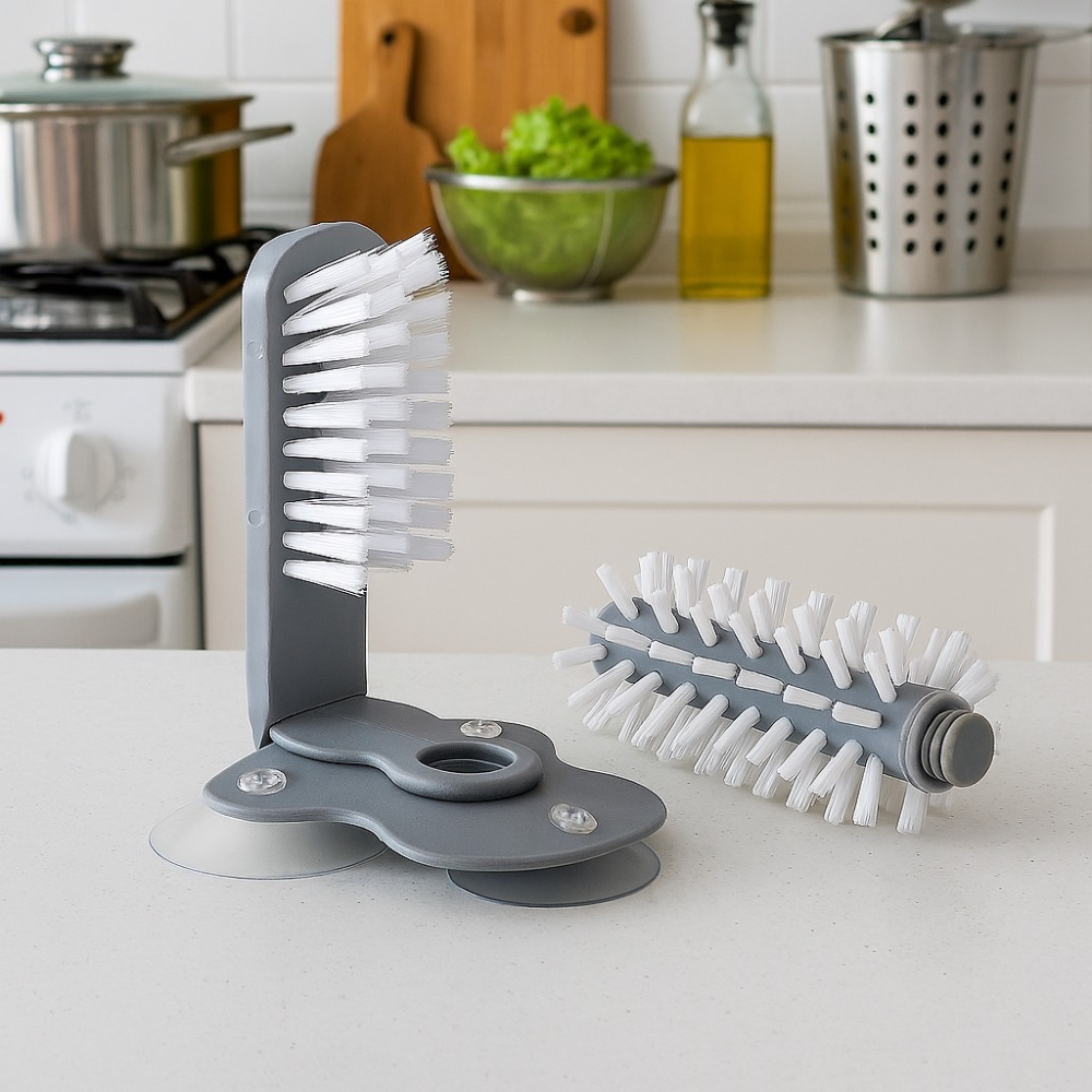 懶人洗杯神器 懶人洗杯刷 快速洗杯刷 懶人杯刷 玻璃杯 清潔刷 旋轉水杯刷 茶杯 水壺 刷洗 清洗 刷子 EA838-細節圖5