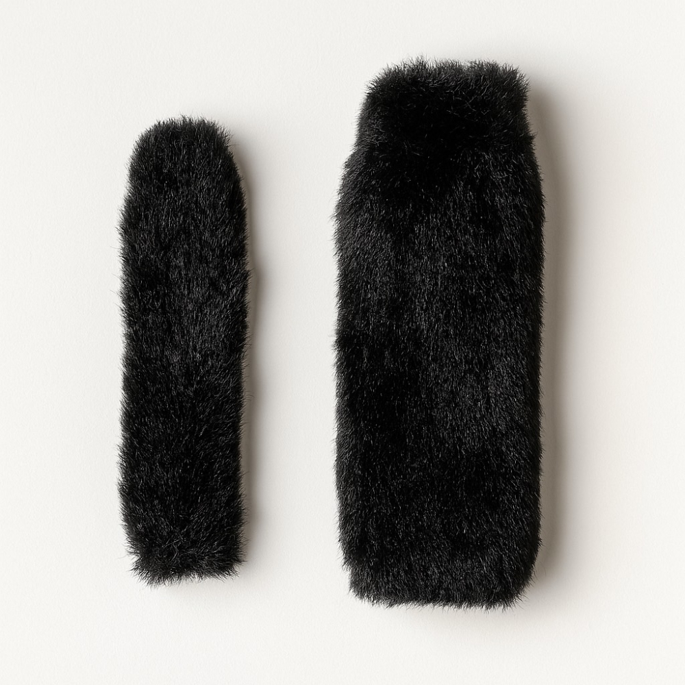 毛絨手把套 毛絨機車握把套 摩托車手把套 機車防曬手把套 機車護手套 檔車手把套 復古握把套 吸汗 腳踏車握 EA845-細節圖8