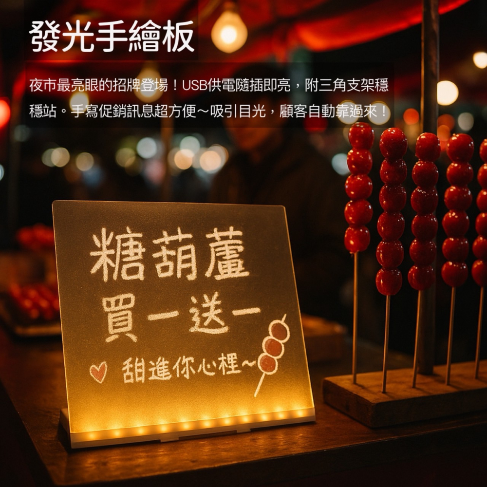 發光手繪板 擺攤廣告版 廣告版 發光壓克力畫版 壓克力畫板 畫板 發光畫板 塗鴉繪板 發光塗鴉板 塗鴉板 EA893-細節圖3