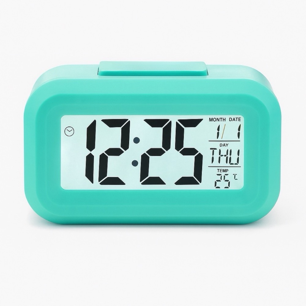 夜光智慧鬧鐘 貪睡聰明鐘 交換禮物 聰明鐘 智慧鬧鐘 多功能智能懶人鬧鐘 電子LED夜光光感床頭鬧鐘 靜音鐘 EA898-規格圖8