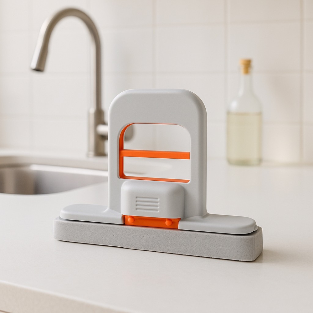 迷你小拖把 不髒手懶人海綿刷 拖把免手洗 無痕拖把 摺疊迷你小拖把 小拖把 玻璃刷 迷你清潔刷 擦玻璃神器 EA899-細節圖8