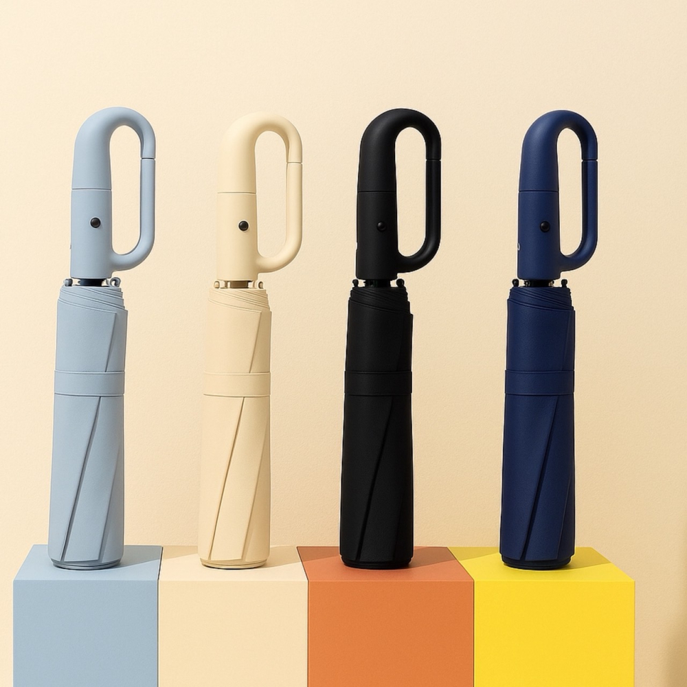 扣環自動傘 自動傘 雨傘 摺疊傘 晴雨傘 遮陽傘 陽傘 抗UV 大雨傘 扣環傘 扣環雨傘 太陽傘 遮陽傘 EA902-細節圖7