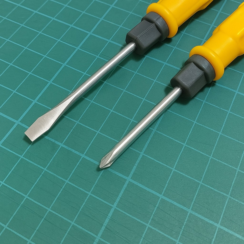 雙用螺絲起子 十字 一字 螺絲起子 十字起子 一字起子 起子 螺絲刀 手工具 維修起子 維修工具 雙用起子 EA475-細節圖3