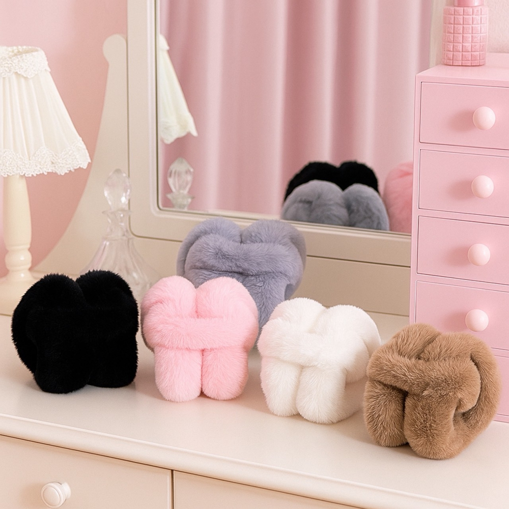 毛絨耳罩 可折疊耳罩 毛絨耳套 護耳 保暖 防寒 耳罩 保暖耳罩 加厚防風耳朵套 冬天保暖 耳朵套 毛耳罩 EA904-細節圖5