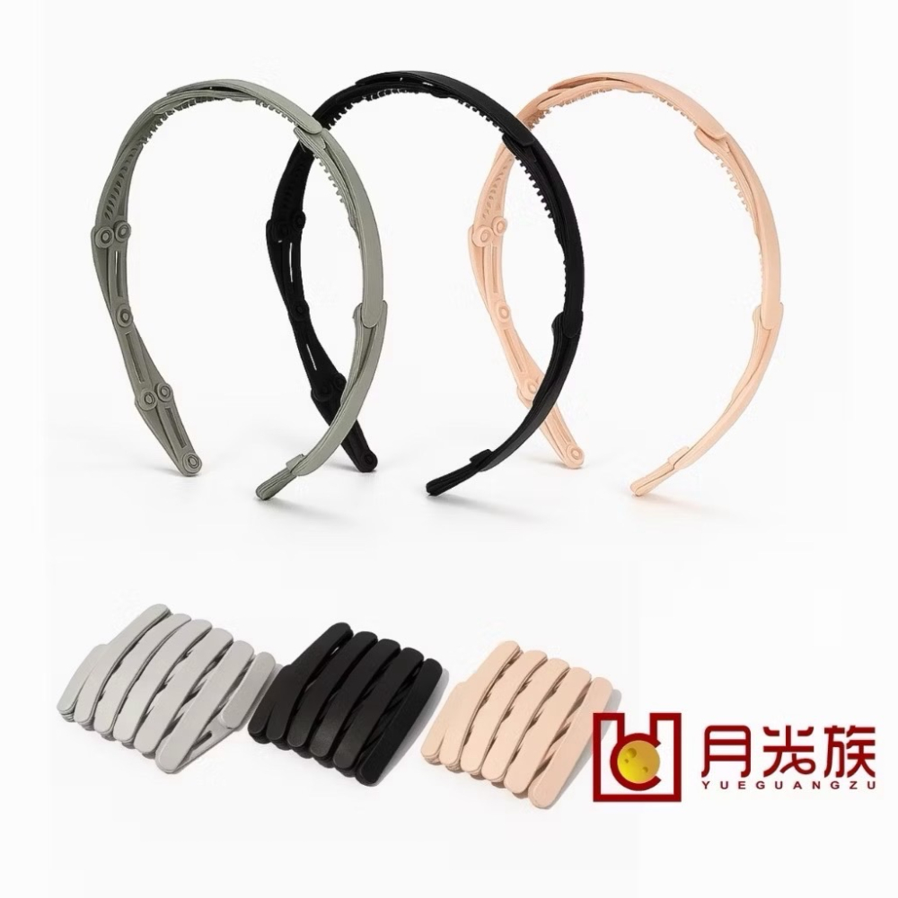 折疊髮箍 髮箍 便攜髮窟 洗臉髮箍 韓系 瀏海髮箍 摺疊髮箍 伸縮髮箍 日系髮箍 髮飾 髮帶 復古髮箍 瀏海 EA843-細節圖2