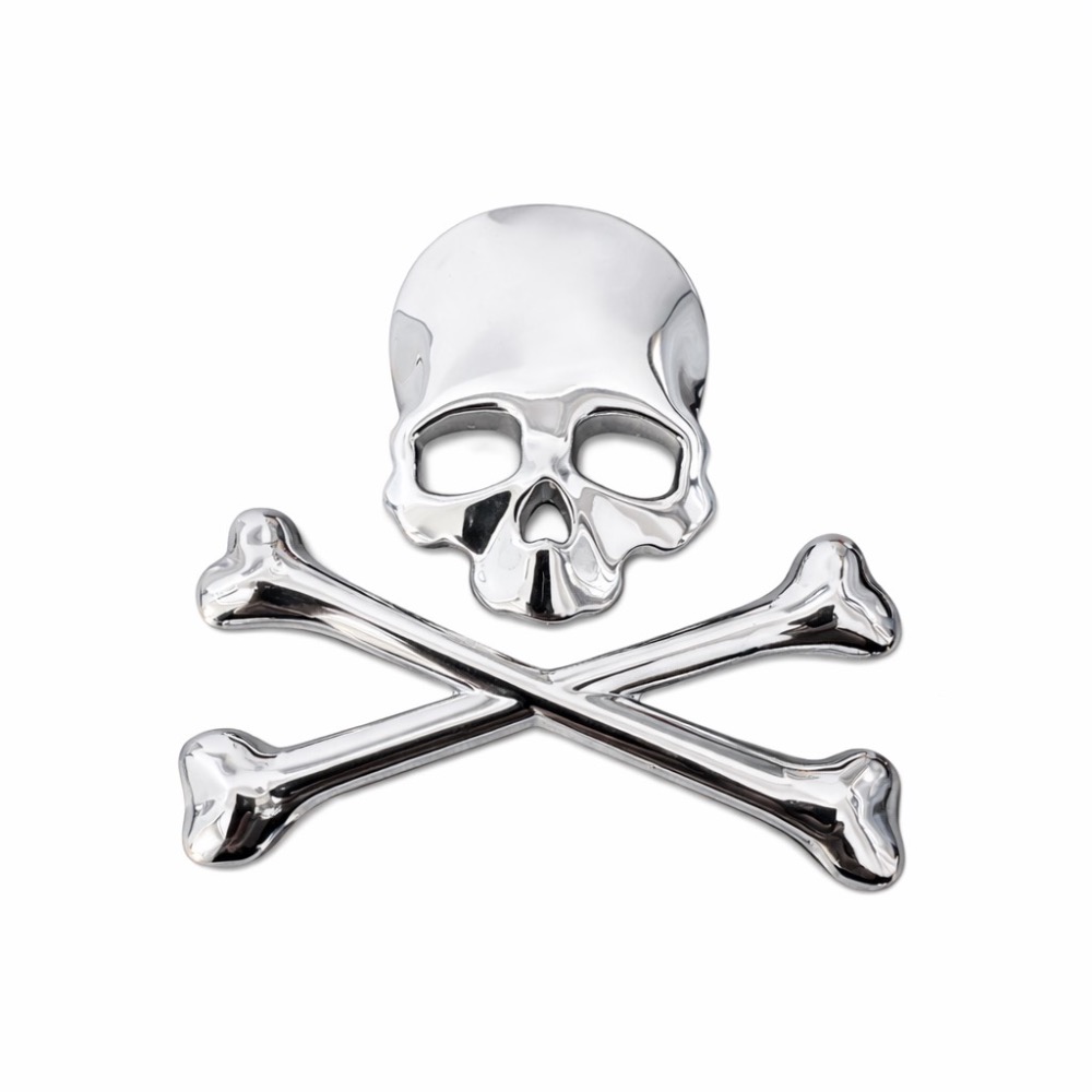 立體骷髏頭造型裝飾貼 鋅合金骷髏造型貼 金屬裝飾貼 機車 汽機車改裝 金屬 車貼 尾門貼 車身貼 裝飾貼 EA951-規格圖9