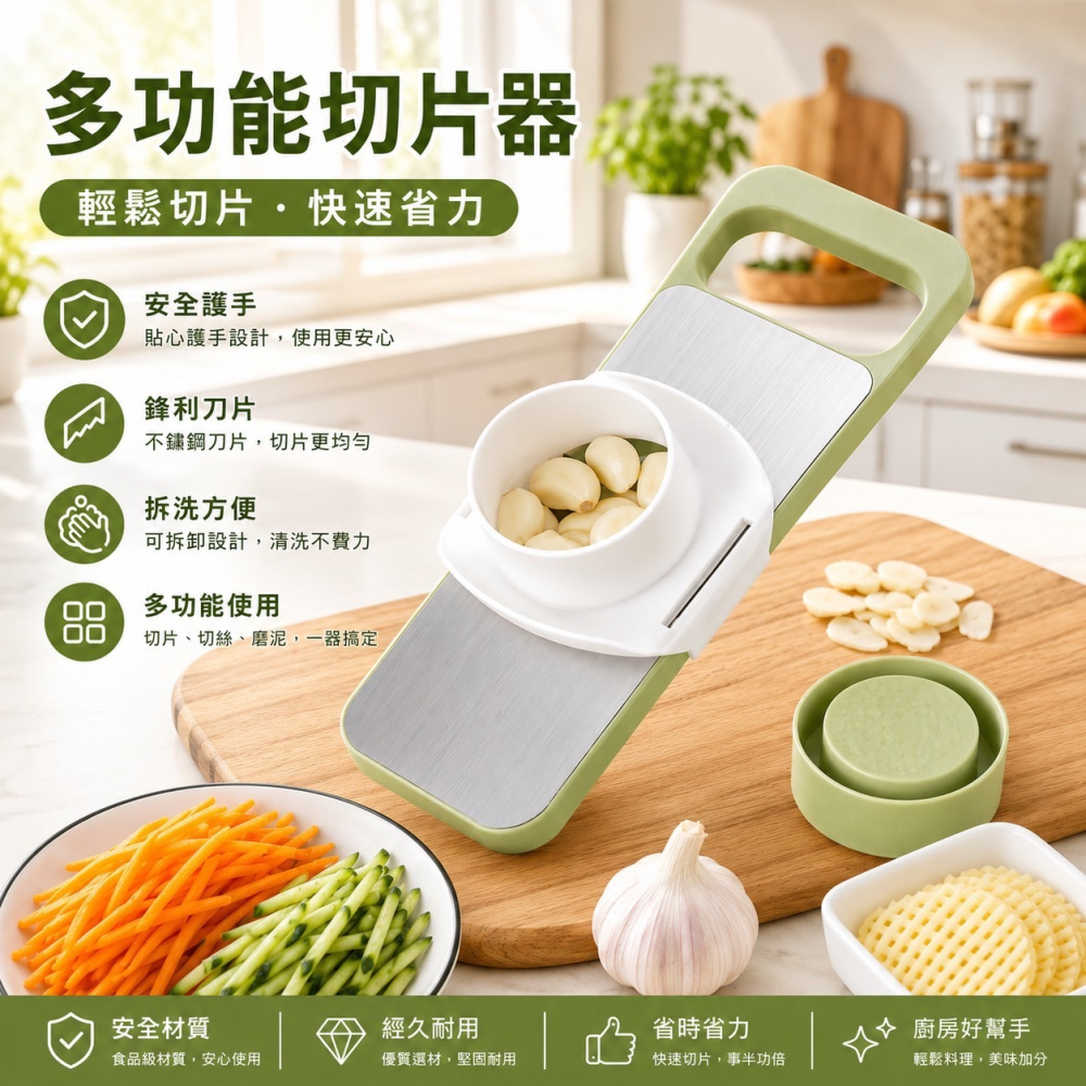切菜神器 多功能切菜器 多功能切菜神器 不鏽鋼 刨絲器 切絲器 削皮刀 刨絲 切片器 切菜 刨絲刀 切菜器 EA1029-細節圖7