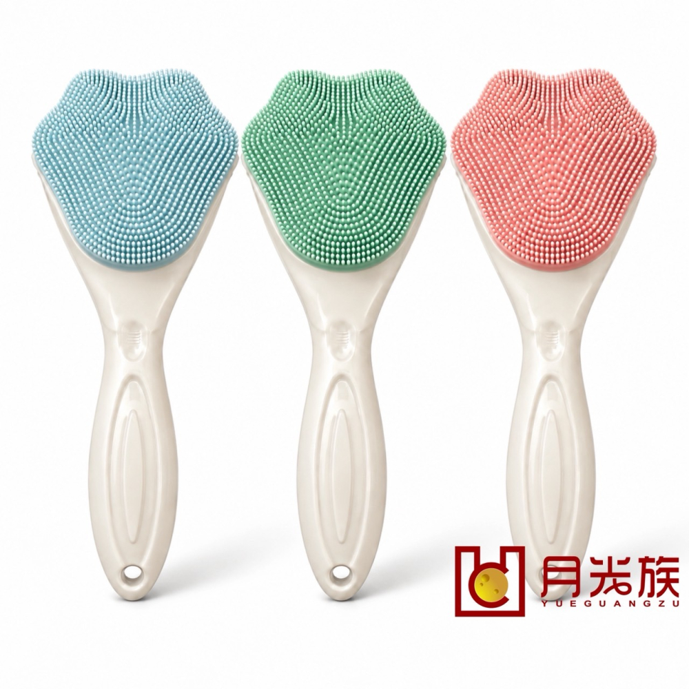 貓爪手柄洗臉刷 矽膠按摩刷 手動洗臉刷 貓爪洗臉刷 矽膠洗臉刷 洗臉刷 按摩刷 潔面刷 洗臉神器 EA1148