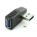 GB【台灣現貨】USB3.0公對母直角90度左右轉彎轉接頭USB3.0公轉母90度彎頭轉換頭-規格圖5