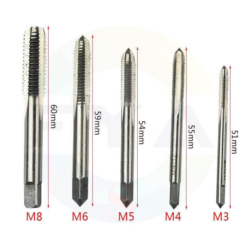 【台灣現貨】可調棘輪手用絲錐扳手 絲錐套裝組 M3-M8 攻牙扳手 攻牙器 攻絲器5鑽孔頭 工具 C45-細節圖7