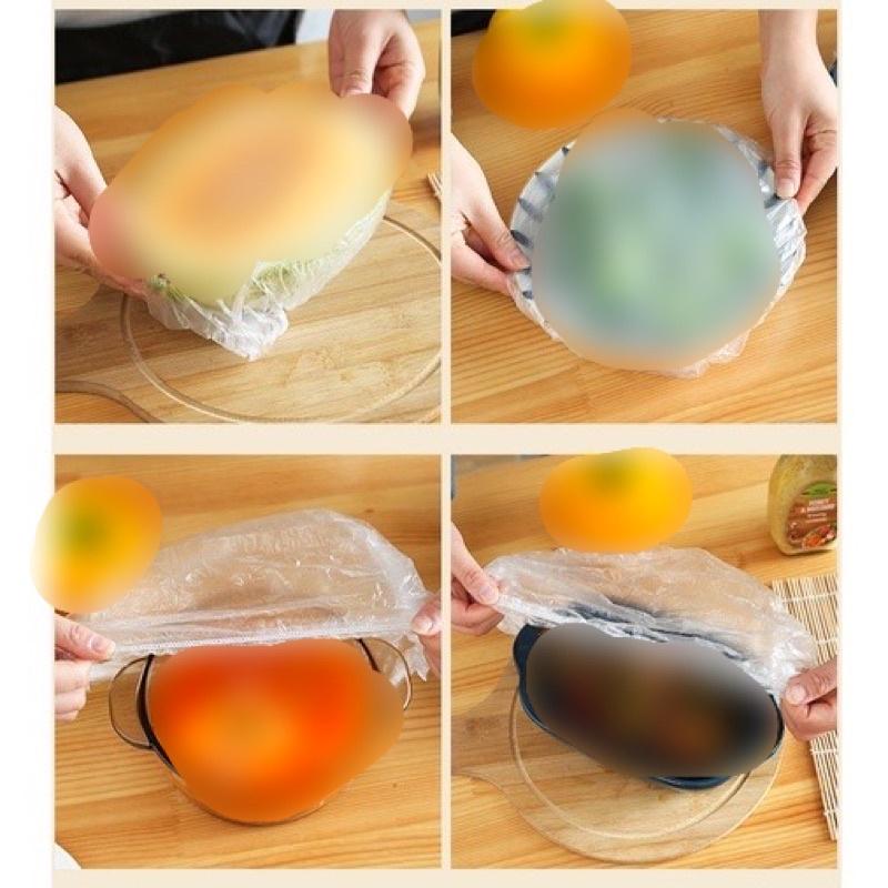 保鮮膜套 浴帽 拋棄式浴帽 一次性保鮮膜套 保鮮膜 保鮮蓋 食物保鮮膜 保鮮封口套  碗罩 保鲜罩 廚房用品z-細節圖5