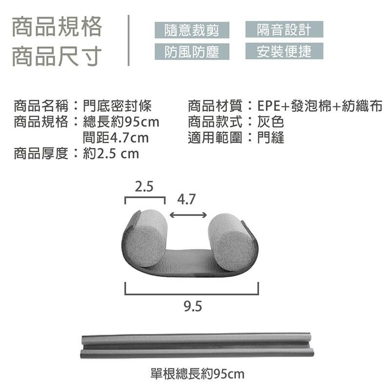 門縫密封條 門縫條 門窗密封條 門檔 門縫檔 擋風條 門底密封條 隔音條-細節圖8