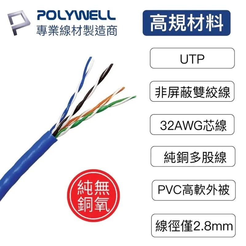 POLYWELL CAT6 UTC 極細高速網路線「機蛋殼」 RJ45 網路線 福祿克認證 20公分~15米-細節圖6