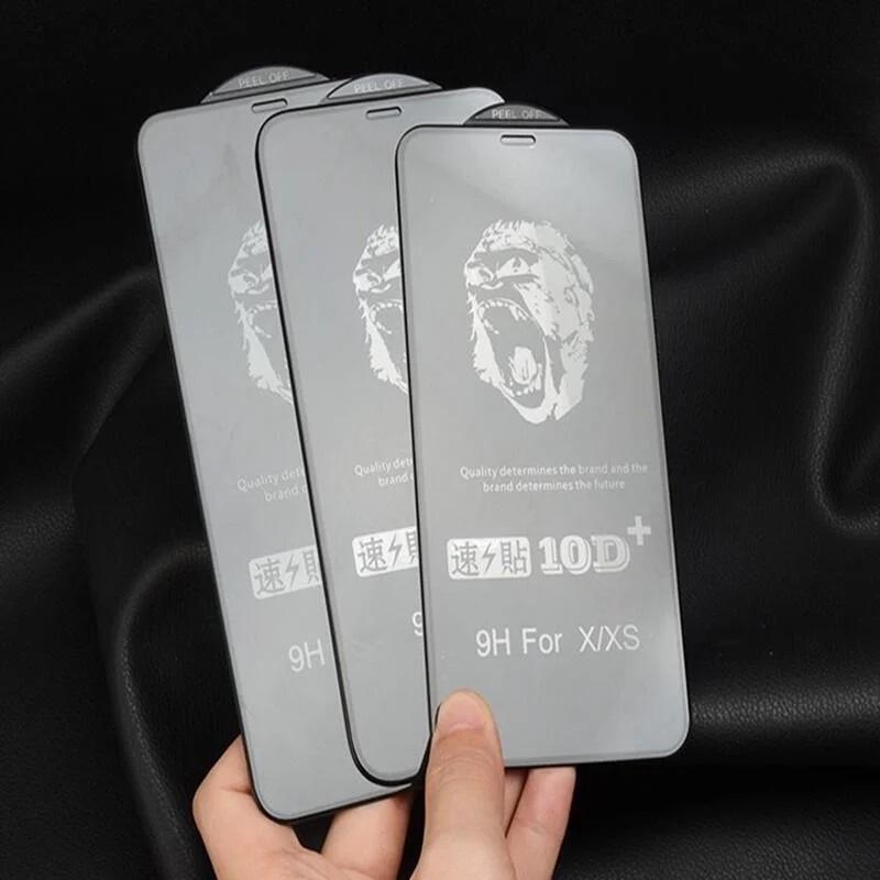 10D+9H亮面滿版速貼玻璃貼 蘋果全系列「機蛋殼」 iPhone14 13 Pro Max SE2 XR XS i8-細節圖2
