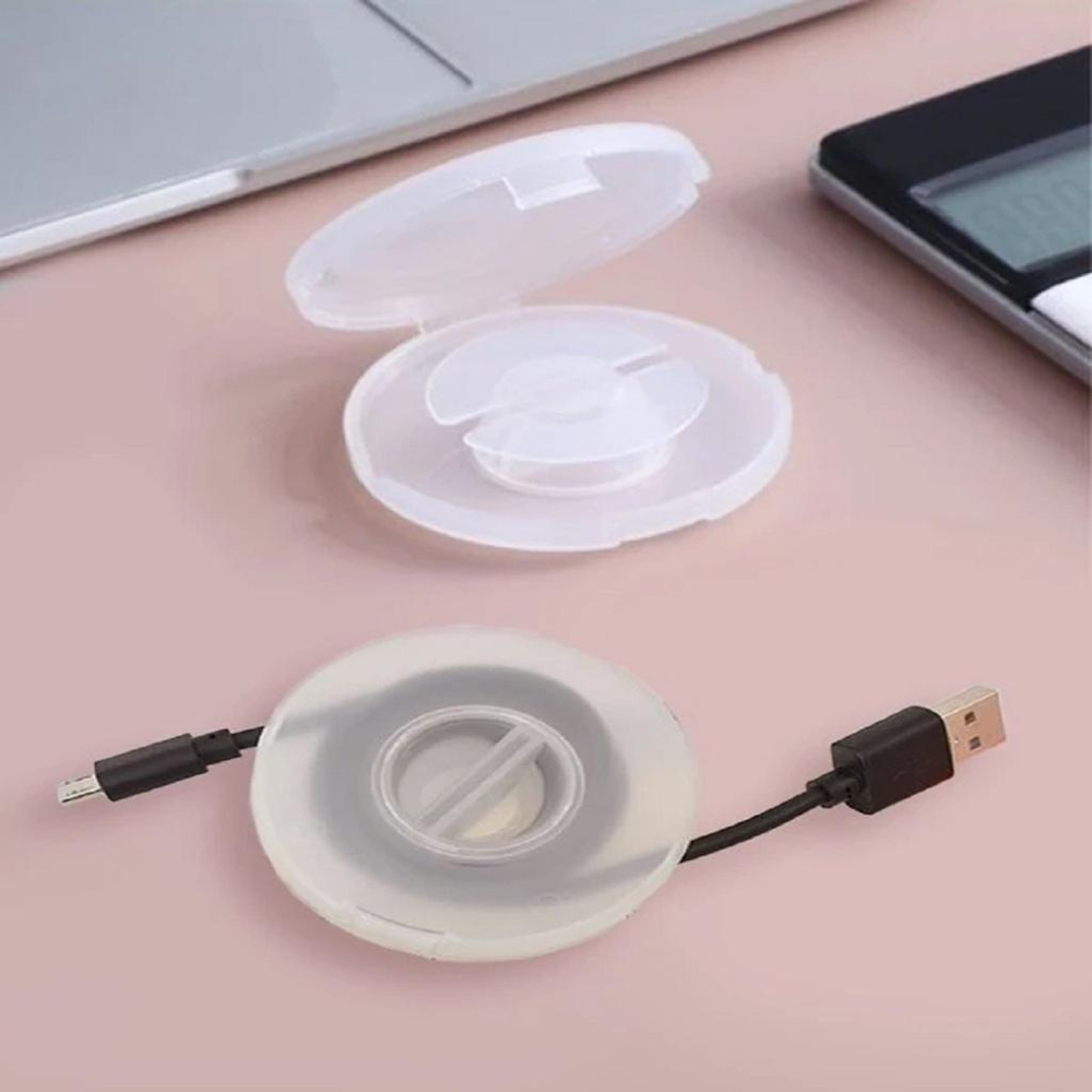 便攜數據線收納盒「機蛋殼」據線收納器 充電線理線器 繞線捲線器 iphone 三星 手機 小巧 便攜 隨身攜帶-細節圖2