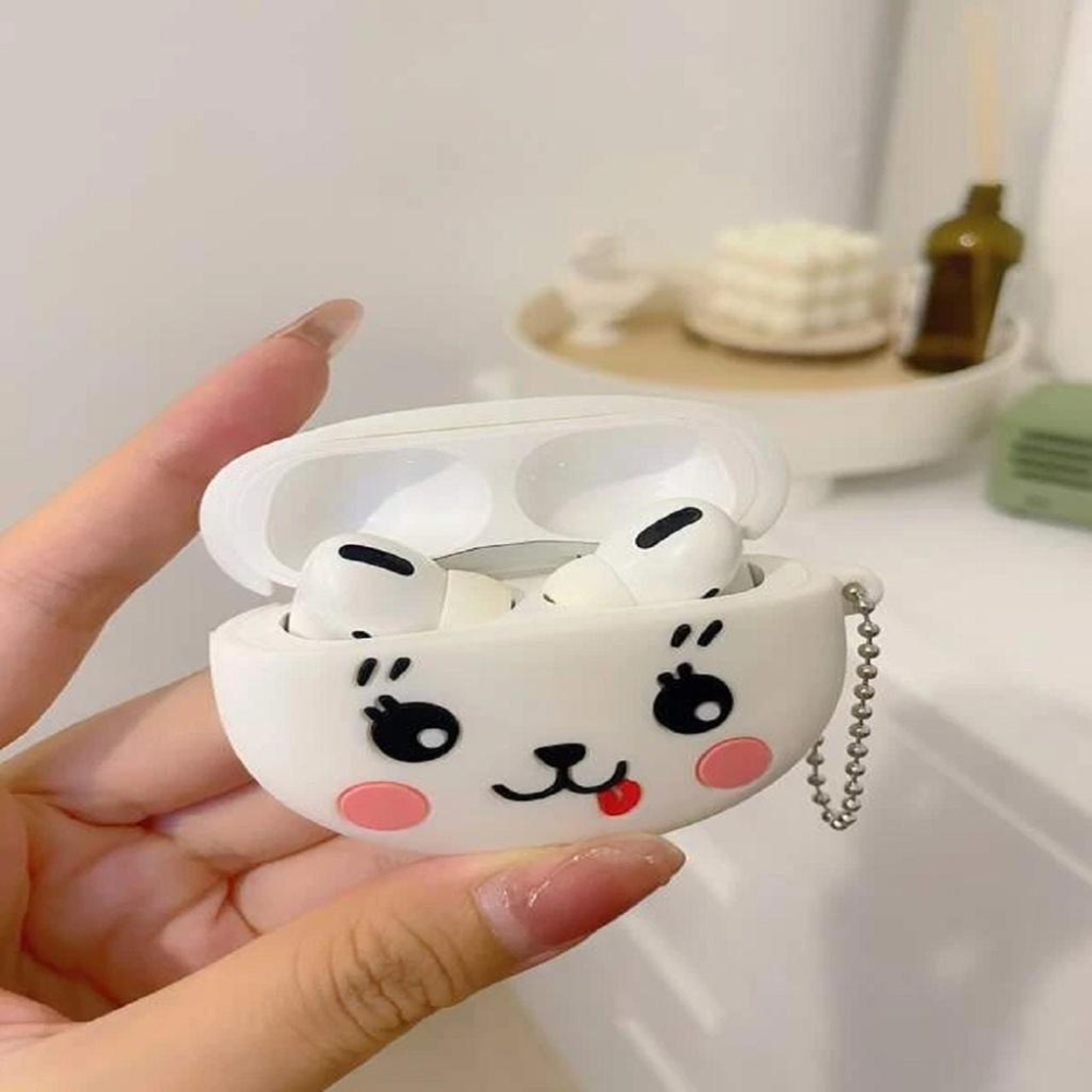 3D卡通兔子設計Airpods耳機殼「機蛋殼」 Airpods3 Airpods1 Airpods2 蘋果耳機 保護套-細節圖2