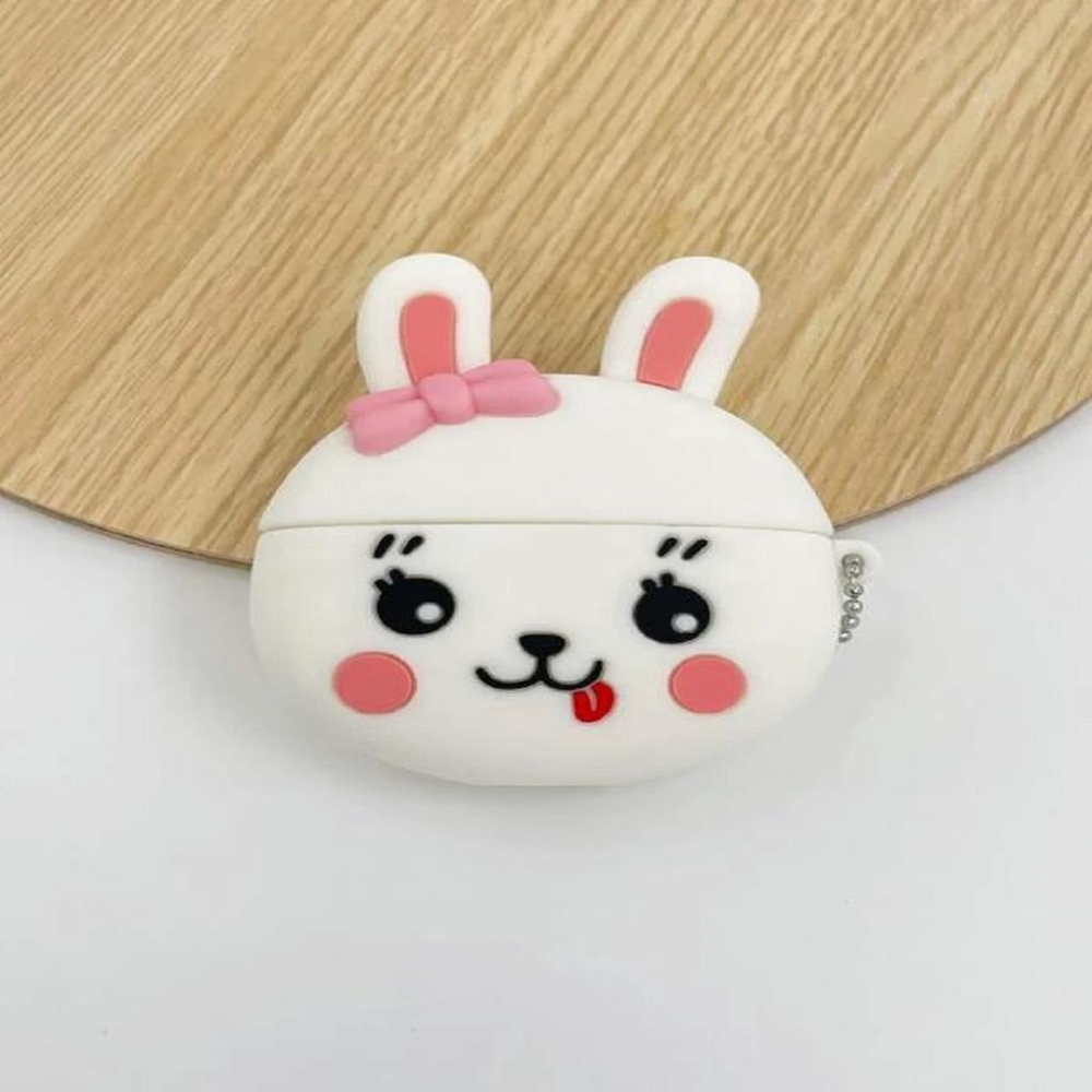 3D卡通兔子設計Airpods耳機殼「機蛋殼」 Airpods3 Airpods1 Airpods2 蘋果耳機 保護套-細節圖3