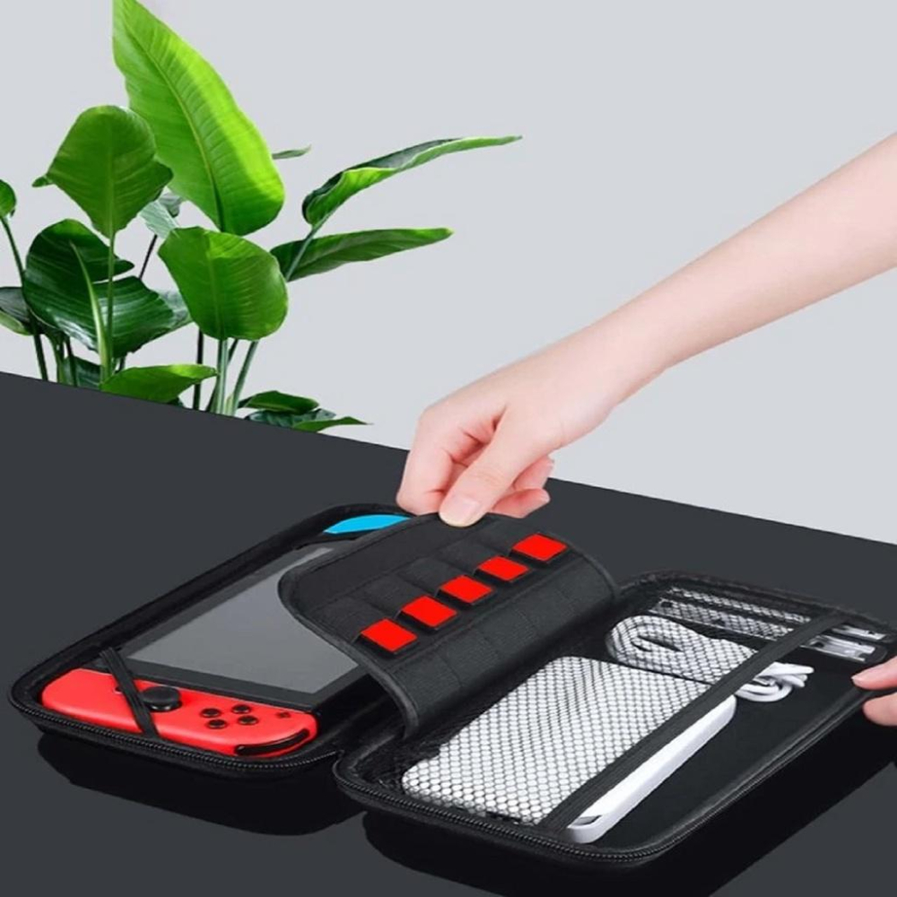 Switch遊戲主機包「機蛋殼」OLED 任天堂 硬殼包 主機包 保護包 收納充電器 防摔防震 switch lite-細節圖2