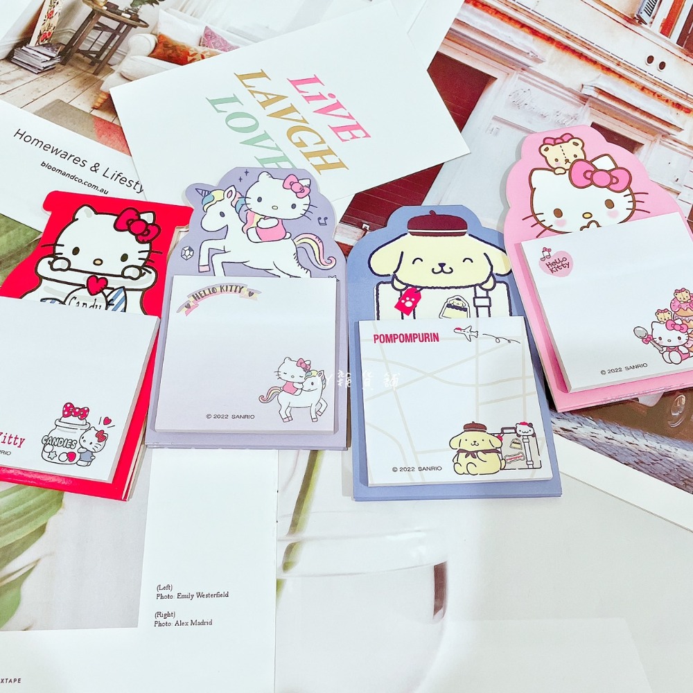 三麗鷗可立式便利貼 正版授權 辦公桌療癒小物 文具用品 便利貼 便條本-細節圖5