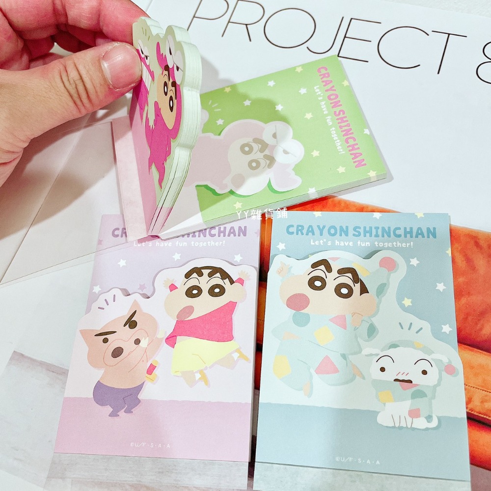 日本 蠟筆小新 迷你便條本 文具 便條紙 便籤本 日本製-細節圖4