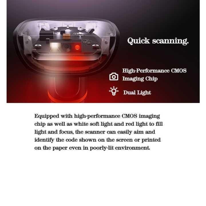 商米掃碼槍 台灣公司貨 支援常見條碼 行動支付 發票載具 2D 二維掃瞄 掃描機 掃描槍 掃瞄刷槍 商米小閃-細節圖6