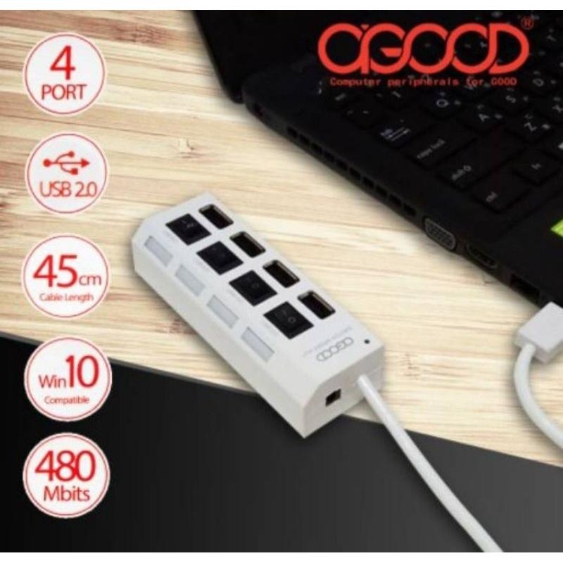 F-F109 USB 2.0 4埠 獨立開關 HUB 集線器 含稅可開立發票-細節圖4