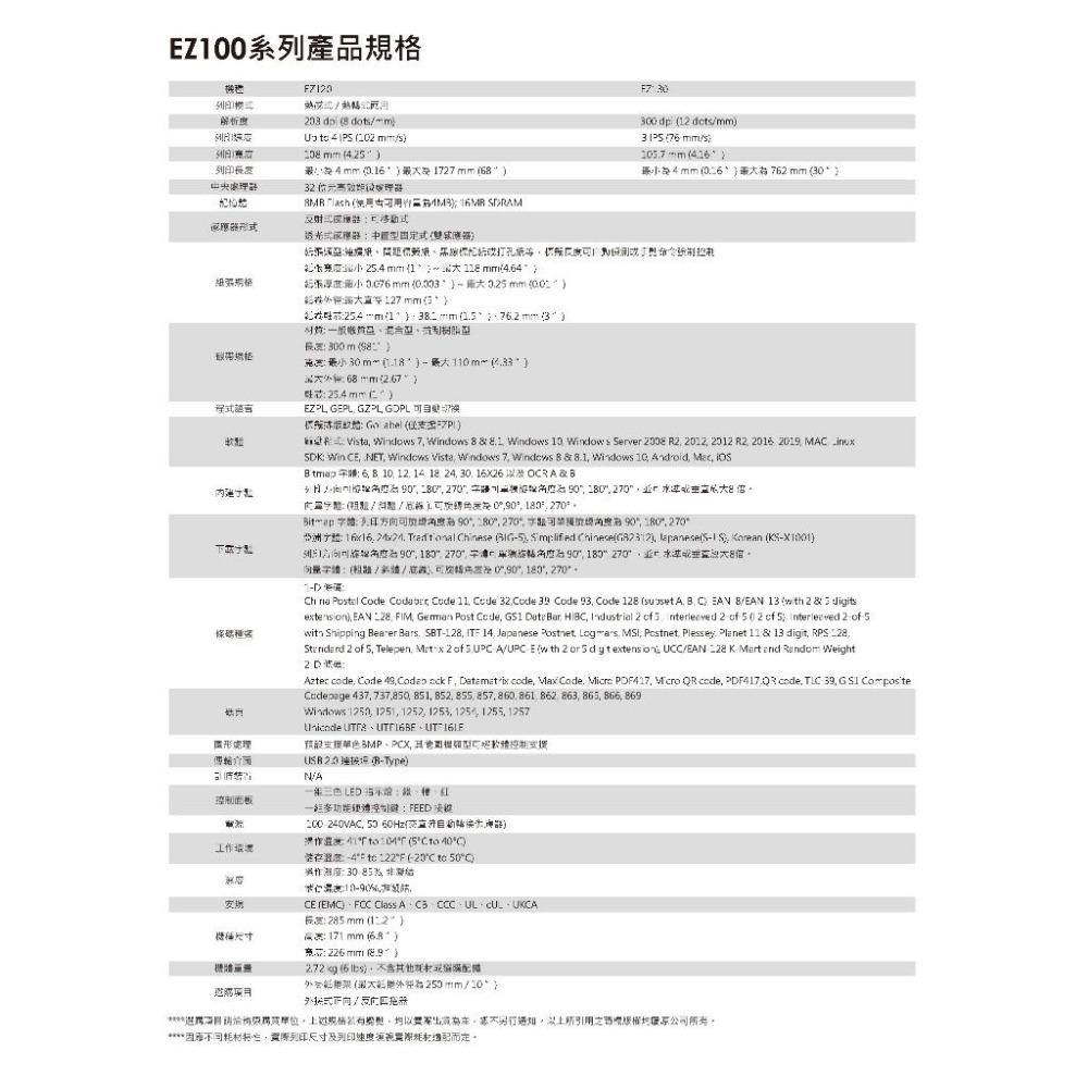 GODEX  EZ120 桌上型條碼標籤機 熱感式標籤貼紙機 熱感式 / 熱轉式兩用 含稅可開發票-細節圖6