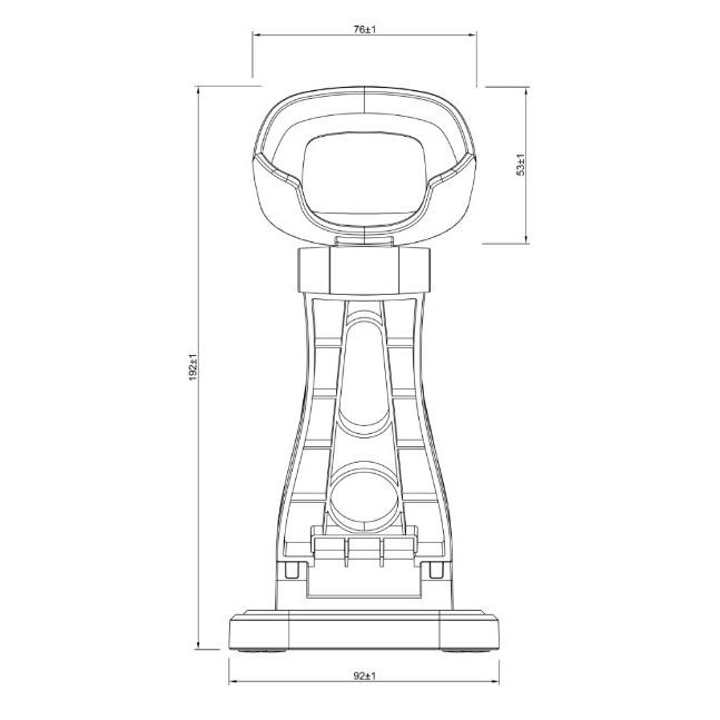 LT-2023 DK/XD 通用型條碼掃描器槍型支架  穩定不搖晃 台灣現貨含稅-細節圖9