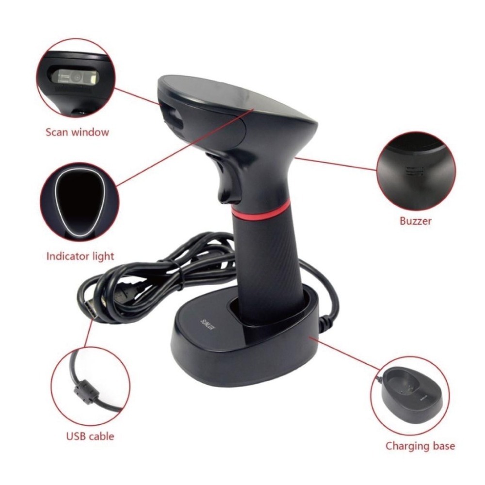 XD-6000W 底座版可更換電池無線二維條碼掃描器-細節圖4