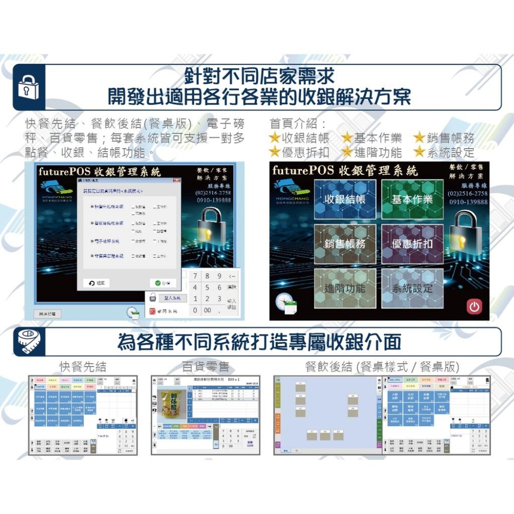 futurePOS fo-Q20b 電子發票機+銷貨管理系統 (實體虛擬商店展場辦公室專用) 含稅可開立發票-細節圖3