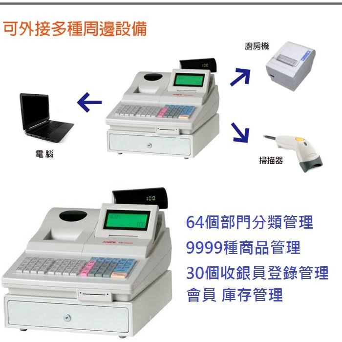 ANICE AM-6600 單聯式全中文收據式收銀機含稅可開立發票-細節圖4